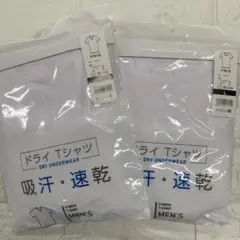 メンズドライTシャツ　吸汗速乾　メッシュ編 L