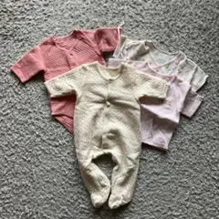 60サイズ　50-60サイズ　肌着　ロンパースセット