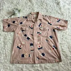 カールヘルム　ピンクハウス　キューピー　半袖シャツ　ピンク　Mサイズ