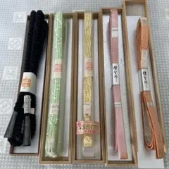 帯締めセット 5本 佐賀錦 正絹