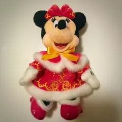 【値下げ】ミニー 東京ディズニーシー 2014年 クリスマス ぬいぐるみバッジ