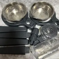 猫用フードボール ステンレス 2個セットのサムネイル