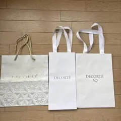 DECORTE ショップ袋 紙袋　3枚
