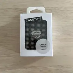 ケースティファイ casetify ハート チャーム フック シルバー