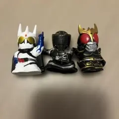仮面ライダー 指人形 3体セット　エターナル　リュウガ　クウガ