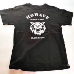 MOHAVE MIDDLE SCHOOL Tシャツ タグレス ブラック M 半袖