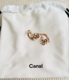 Canal 花モチーフ フープピアス　桜シーズンコレクション2024のサムネイル