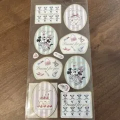 ミッキー ミニーマウス 誕生日ステッカー シール