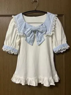 Angelic Pretty セーラーカットソー ワンピース　アイボリー Old School Cutsew OP by Angelic Pretty