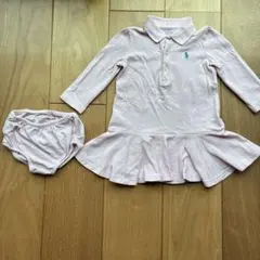 ラルフ・ローレン ピンク ポロシャツ ワンピースセット