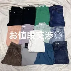 UNIQLOスキニー　デニムパンツ　ストレートパンツ　GU ZARA GRL