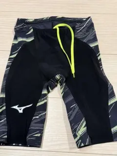 Mizuno 競泳水着 FINA認証 ブラック/グリーン