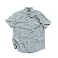 古着　Eddie Bauer 半袖シャツ L チェック柄
