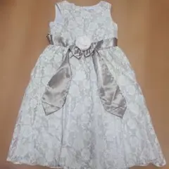キャサリンコテージ　アイボリー 花柄 レース ドレス 140cm　ピアノ発表会