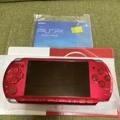 PSP-3000 ラディアントレッド 本体 箱・説明書付き