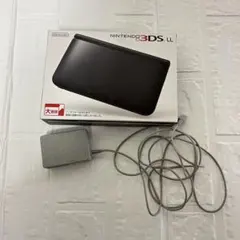 ほぼ新品 ニンテンドー3DS LL ブラック 本体 充電器セット - メルカリ