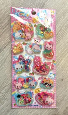 スパンコールパーティー シャカシャカシール ハッピーマーチ　カミオジャパン