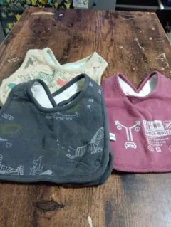 動物柄コットンスタイ3枚セット