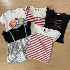 女の子　Tシャツセット 5点　100cm