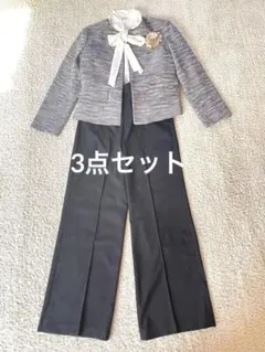 ママ卒業式、入学式　ツイードスーツ3点セット
