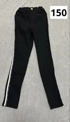 Jenni love ブラック スリムフィット ロングパンツ