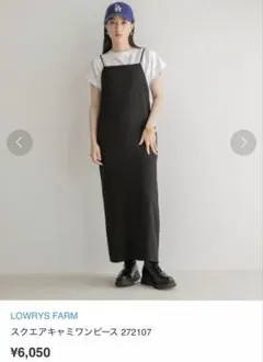 LOWRYS FARM スクエアキャミワンピース