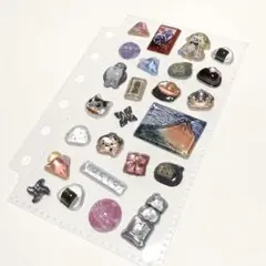 シール帳　完成品　リフィルのみ　おすそ分け　ボンボンドロップシール　和柄