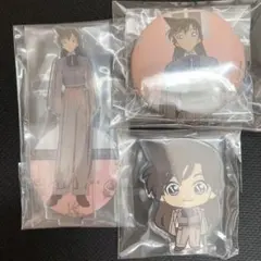 名探偵コナン SEGAラッキーくじ アクリルスタンド 毛利蘭 アクスタ 缶バッジ