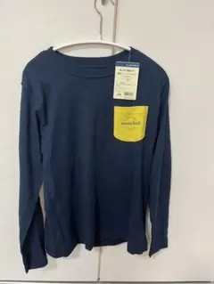 【新品タグ付】monbel モンベル　長袖コットンＴシャツ　150