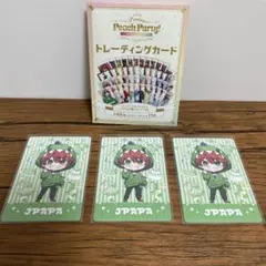 カラフルピーチ　じゃぱぱ　トレカ　3枚 プレミアムピーチパーティ　5周年