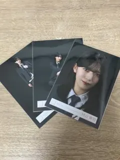 櫻坂46 Unhappy birthday構文 MV衣装 黒 生写真 村山美羽