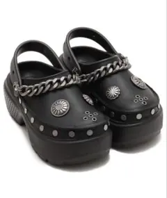 CROCS MEGA CRUSH スタッズ付き 26cm m8w10 ブラック - メルカリ