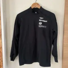 DESCENTE MoveSport ハーフジップ 長袖シャツ ブラックのサムネイル