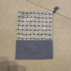 ハンドメイド　上履き入れ　シューズバック　入園、入学グッズ