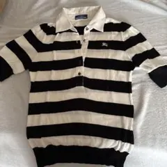 R*R様 BURBERRY BLUE LABEL ストライプポロシャツ 38