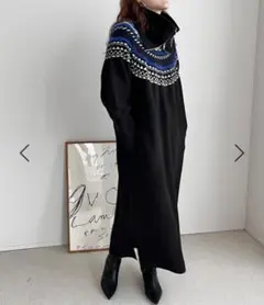 新品★LOWRYS FARMニットロングワンピース