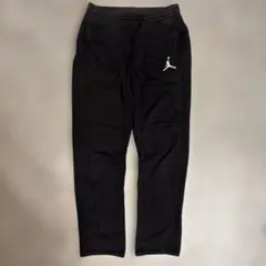 Jordan ブラック スウェットパンツ ワンポイント フェード XL