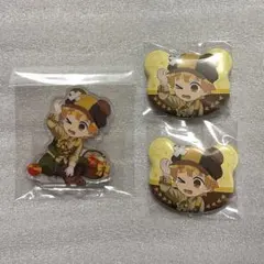 新品 鬼滅の刃 ufotable 実りの秋まつり アクスタ 缶バッジ 我妻善逸