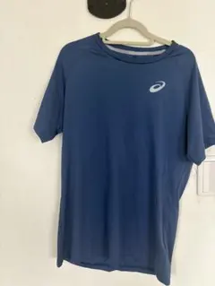 asics アシックス 半袖Tシャツ ネイビー S