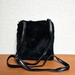 フェイクファー ショルダーバッグ