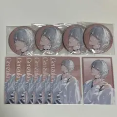 にじさんじ 弦月藤士郎 SUISAIRAIN チェキ風カード 缶バッジ