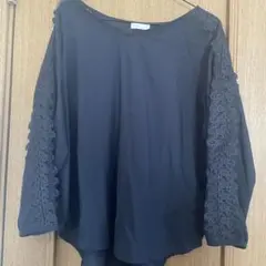 ♡インナー付き♡ブラウス レース 紺