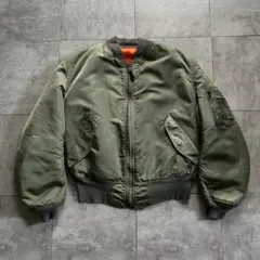 90s alpha industrys MA-1 usa製　Lサイズ