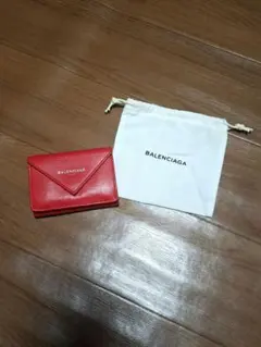 BALENCIAGA 三つ折り財布 レッドのサムネイル