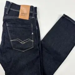 b1335✨美品✨【REPLAY】HYPERFLEX　デニム　濃紺　ANBASS