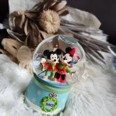 ディズニーストア 限定　スノードーム ミッキー ミニー　クリスマス