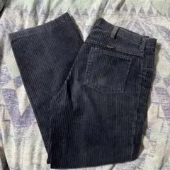 や*は様 ピンテージ80s ラングラー　ブラック太畝コーデュロイパンツ ロケット