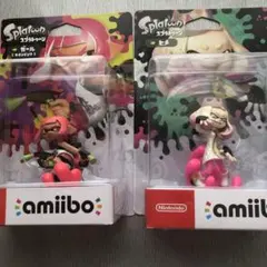 スプラトゥーンamiibo ネオンピンク　ヒメ　２個セットです 新品未開封！！