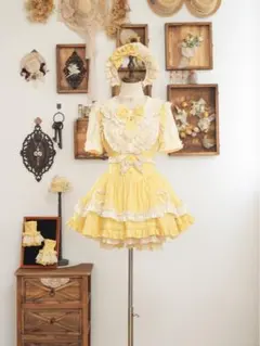 星箱works シャンティクリームパティスリー　ワンピース　ミント　Mサイズ 星箱works シャンティクリームパティスリー ワンピース ミント Mサイズ