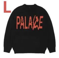 PALACE SOLIDARITY KNIT ブラック　Lのサムネイル
